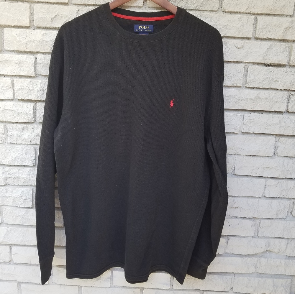 RL Polo Waffle Knit Longsleeve - 2XL